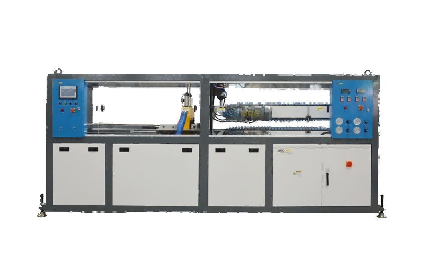 PVC Double Outlet Pipe Extrusion Line