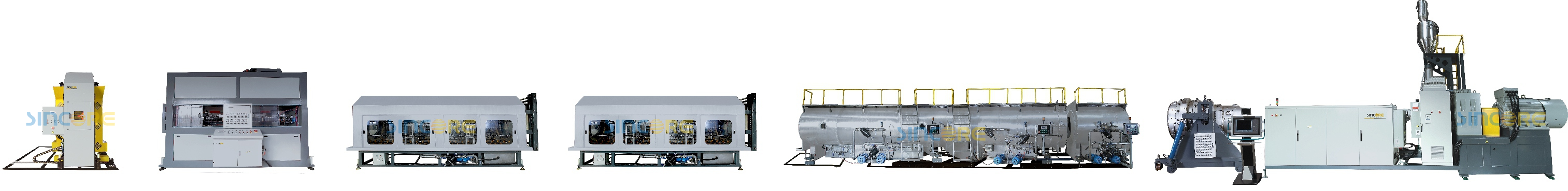 PE Large diameter pipe extrusion line +sincore