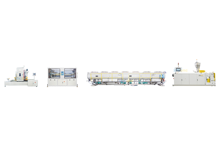 PVC Single Outlet Pipe Extrusion Line 