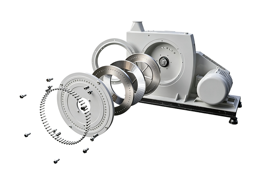 PE/PP/PS/ABS Disc Type Pulverizer