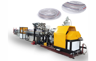 1”-3“ STEEL WIRE REINFORCED SOFT PVC HOSE EXTRUSION LINE/SOFT TUBE/PROFILE EXTRUSION LINE