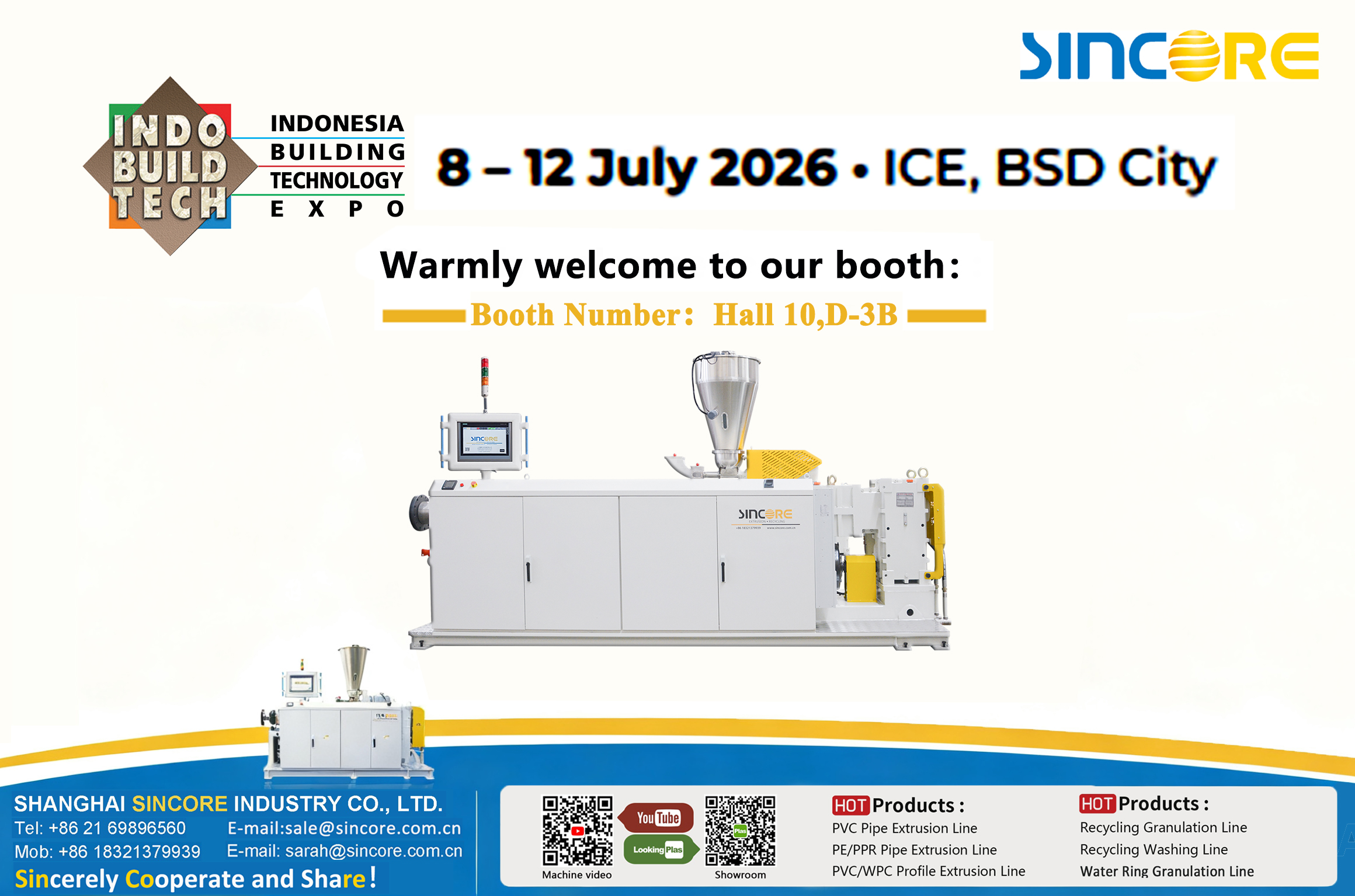 Welcome to Our Booth:: Hall 10.D-3B on INDONESIA BUILDING TECHNOLOGY EXPO