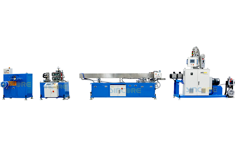 1”-3“ STEEL WIRE REINFORCED SOFT PVC HOSE EXTRUSION LINE/SOFT TUBE/PROFILE EXTRUSION LINE