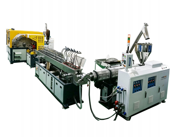 Soft PVC Braided Hose Extrusion Line Loaded the Container