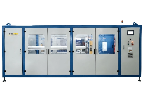A robust PVC pipe extrusion line