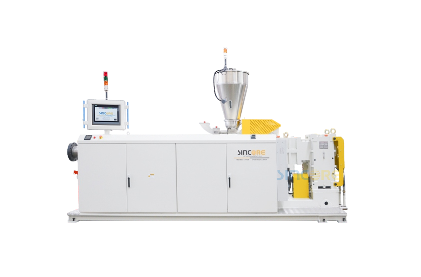 High Speed Window Profile Line with Parallel Twin Screw Extruder