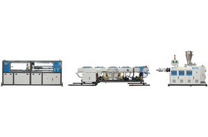 PVC Double Outlet Pipe Extrusion Line