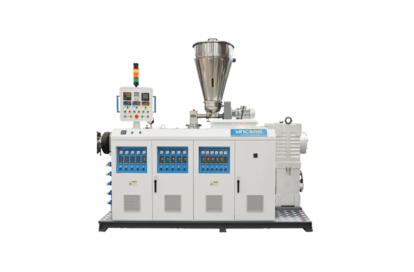 PVC Double Outlet Pipe Extrusion Line