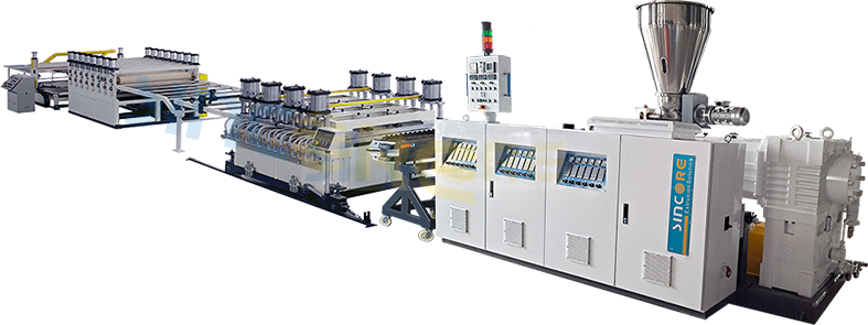 PVC/WPC Semi Skinning or Skinning Board Extrusion Line