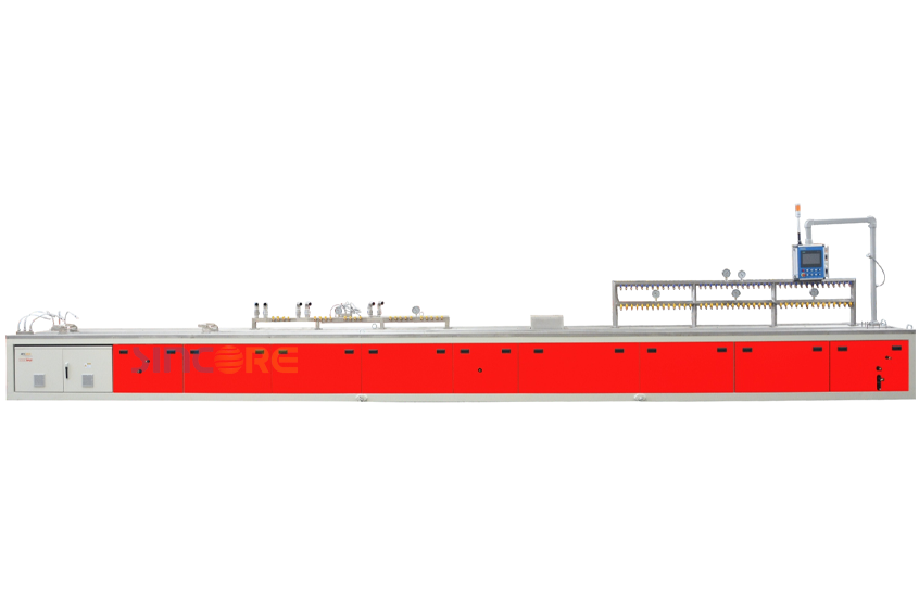High Speed Window Profile Line with Parallel Twin Screw Extruder