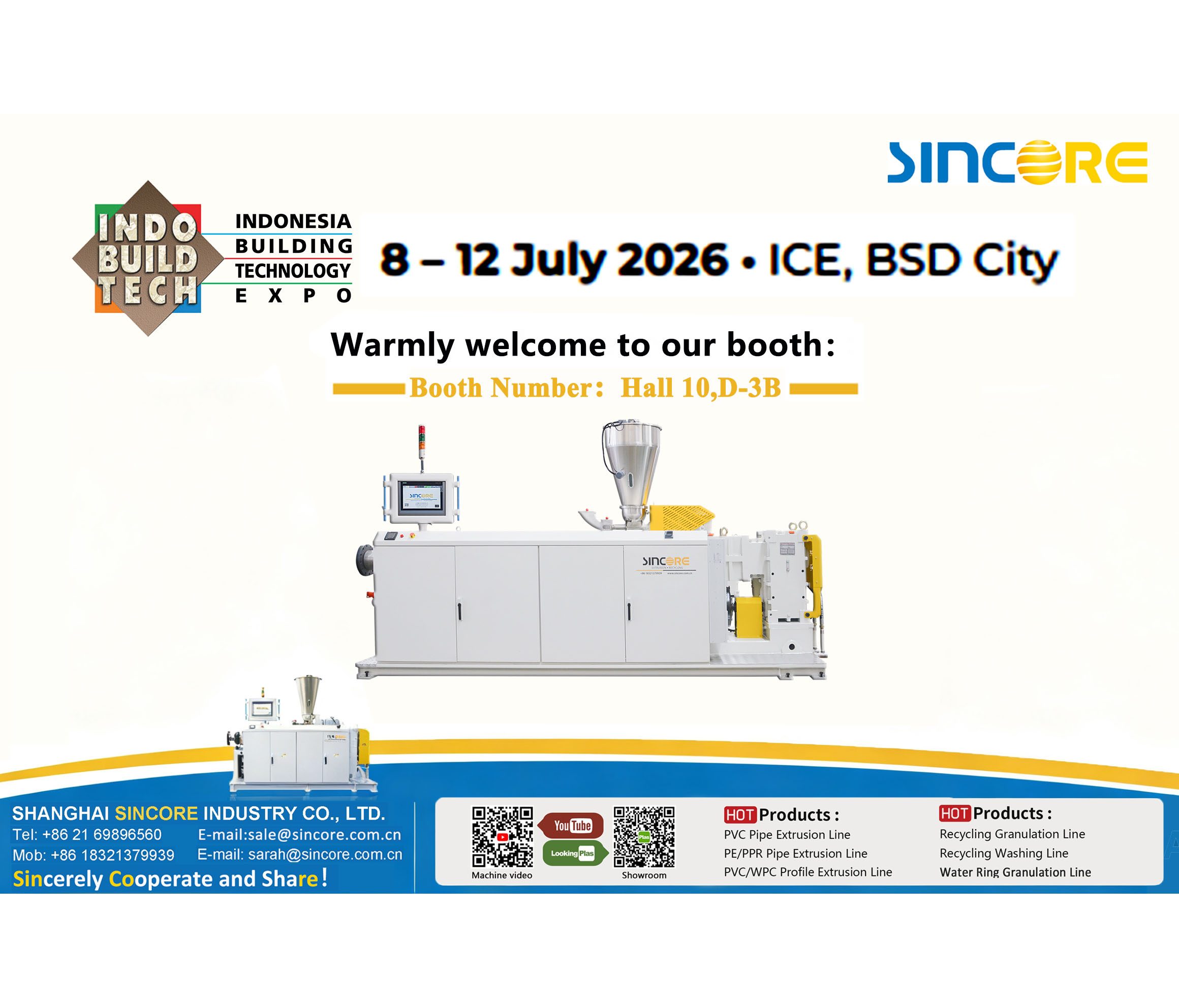 Warmly Welcome to Our Booth:: Hall 10.D-3B on INDO BUILD TECH