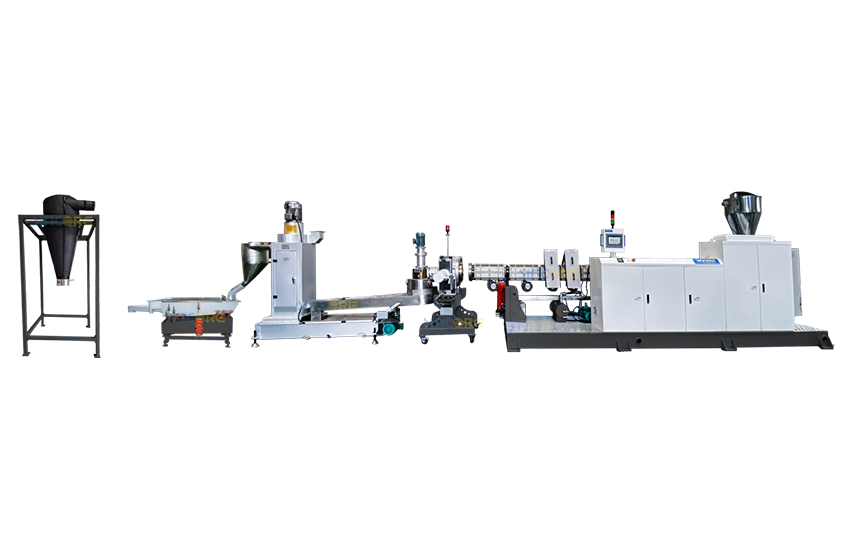 HDPE LDPE Recycling Granulation Line / Water Ring Granulation Line