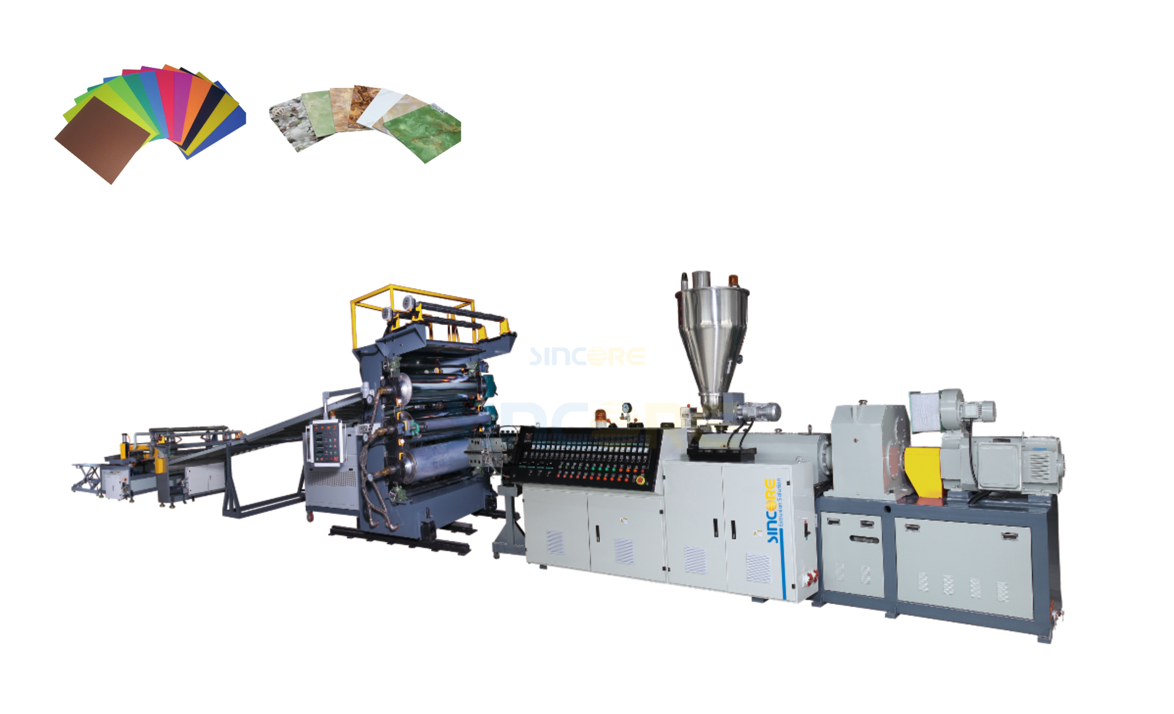 PVC Sheet Extrusion Line Buy Product on SHANGHAI SINCORE INDUSTRY CO