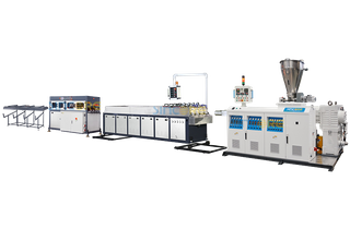 PVC Four Outlet Pipe Extrusion Line