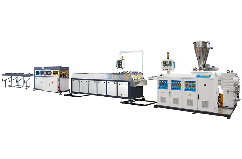 PVC Four Outlet Pipe Extrusion Line